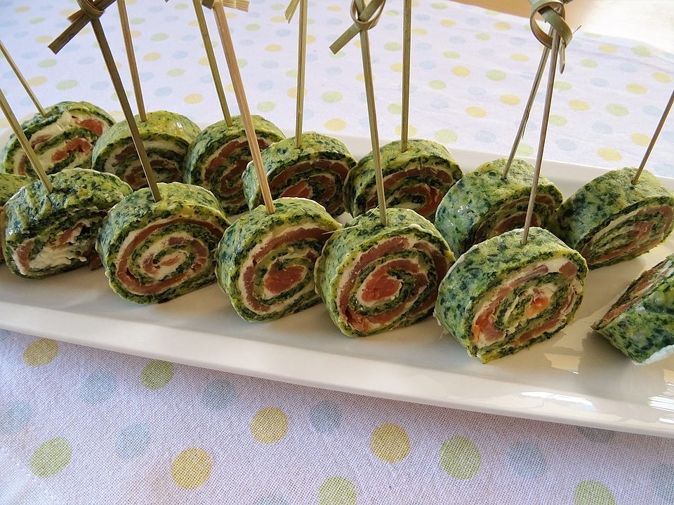 Lachs - Spinat - Roulade - Rezepte1