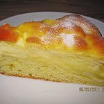 Käsesahnetorte mit Pfirsichen