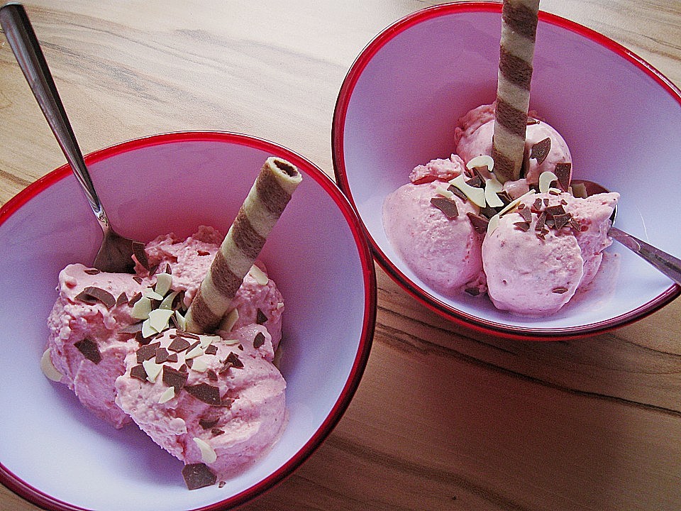 Erdbeer - Joghurt - Eis - Rezepte1