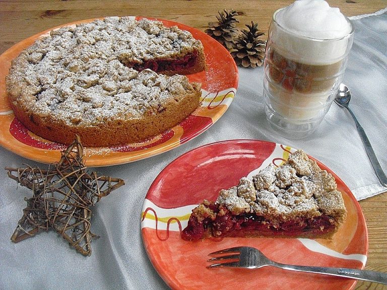 Weihnachtlicher Krümelkuchen - Rezepte1