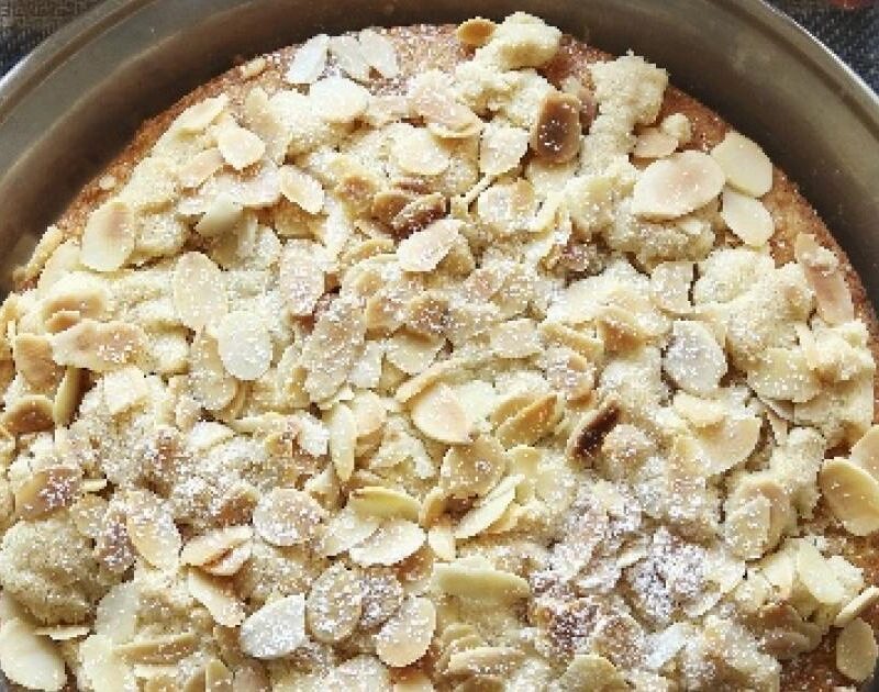 Apfelkuchen mit Honig statt Zucker