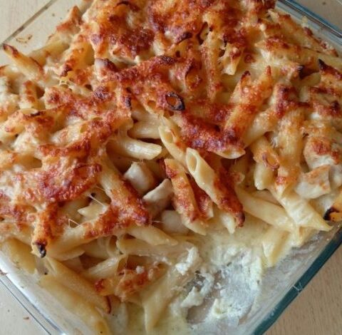 CHICKEN ALFREDO ÜBERBACKEN