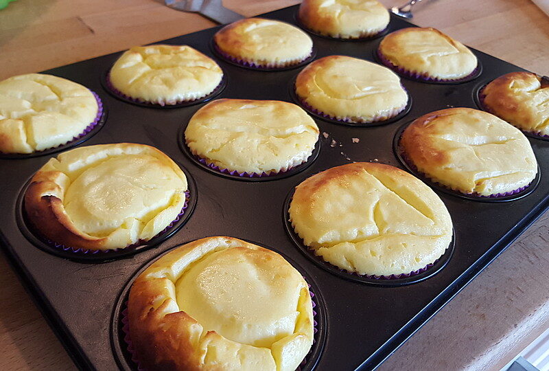 Schnelle Käsekuchen Muffins