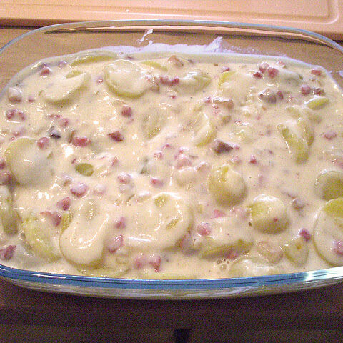 Bechamel Kartoffeln