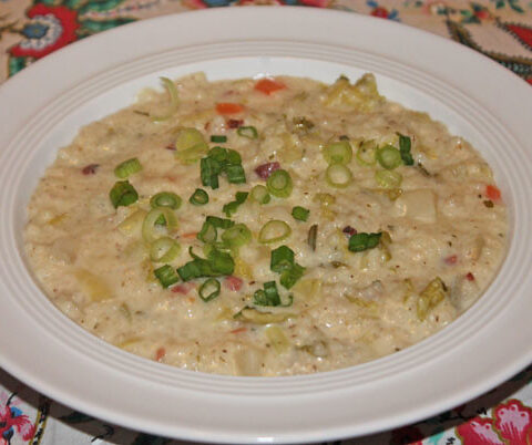 Graupensuppe mit viel Gemüse